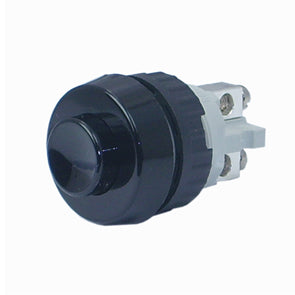 Push Button No 15mm Black Rafi 1.10.001.001/0104