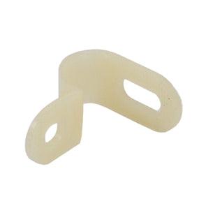 Clip P Type Plas Wht 4.8 6.4mm Clip P 4.8 6.4mm - Livestainable.co.za