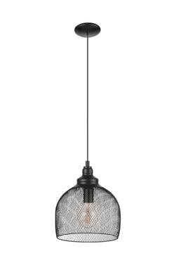 Straiton Pendant Black E27 1x60w - Livestainable.co.za