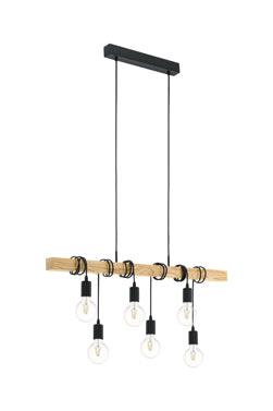 Townshend 6 Lt Pendant Black - Livestainable.co.za