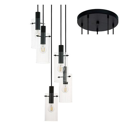 Montefino 5 Lt Pendant 350mm Black - Livestainable.co.za