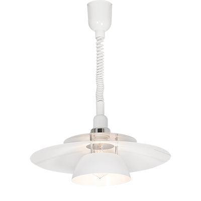 Brenda Rise & Fall Pendant 430mm White - Livestainable.co.za