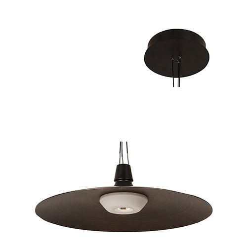 Led Pendant 450mm Black/Copper 7w+12w - Livestainable.co.za