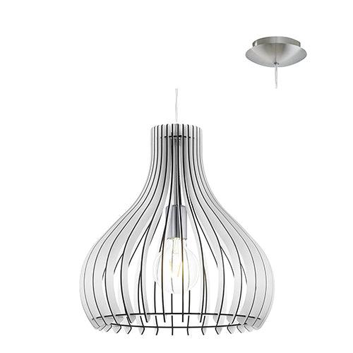 Tindori Pendant 380mm White - Livestainable.co.za