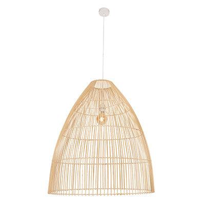 Lup 600 Pendant Nature Woven Rattan E27 1x60w - Livestainable.co.za