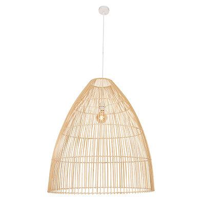 Lup 800 Pendant Nature Woven Rattan E27 1x60w - Livestainable.co.za