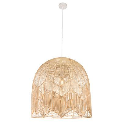 Toulon N 600 Pendant Nature Woven Rattan E27 1x60w - Livestainable.co.za