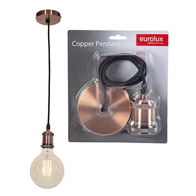 Pendant Aluminium Copper E27 Ce Lampholder - Livestainable.co.za