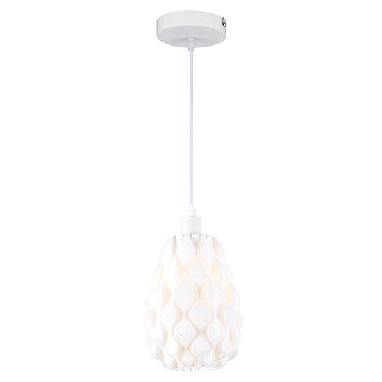 Weavesphere Narrow Pendant White E27 1x40w - Livestainable.co.za