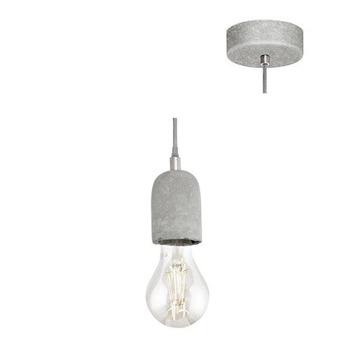 Silvares Pendant 60mm Concrete Grey - Livestainable.co.za