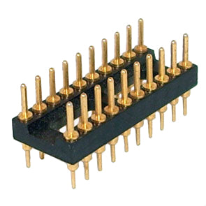 Header Dil 20 W Ic Socket Type Gold Pins 220 1 20 003