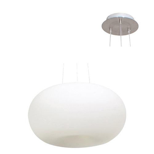 Optica Pendant 450mm Satin Chrome - Livestainable.co.za