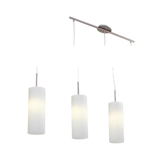 Troy3 3 Lt Pendant 700mm Satin Chrome - Livestainable.co.za