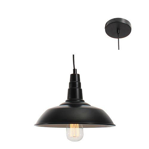 Farmhouse Pendant 260mm Black - Livestainable.co.za