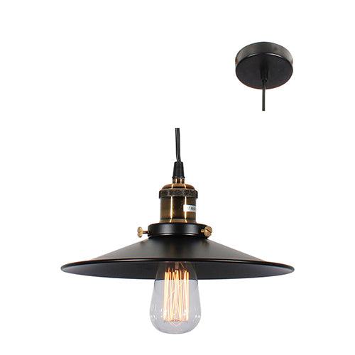 Farmhouse Pendant 260mm Black - Livestainable.co.za