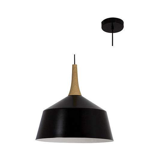 Fjord Pendant 420mm Black - Livestainable.co.za