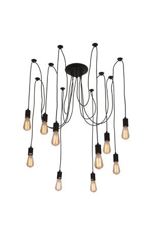 Spider 10 Lt Pendant Black - Livestainable.co.za