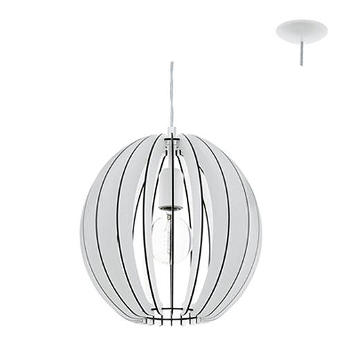 Cossano Pendant 300mm White - Livestainable.co.za