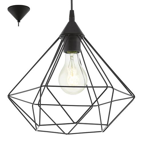 Tarbes Pendant 325mm Black - Livestainable.co.za