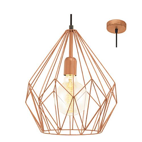 Carlton Pendant 300mm Copper - Livestainable.co.za