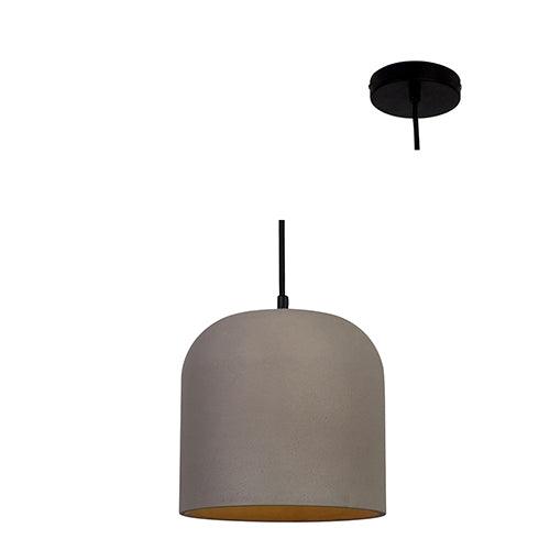 Cement Pendant 250mm Grey - Livestainable.co.za