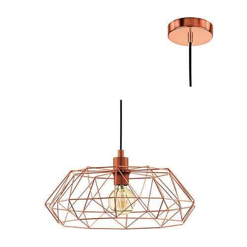 Carlton2 Pendant 455mm Copper - Livestainable.co.za