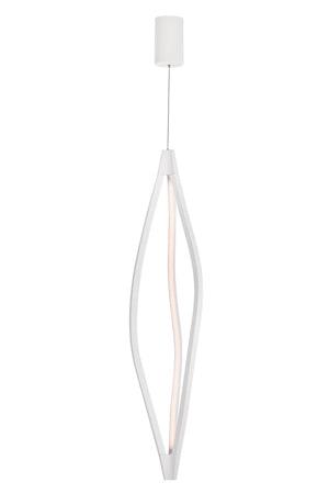 Senna Series 2003 Pendant 250mm White (Installed Vertically) - Livestainable.co.za