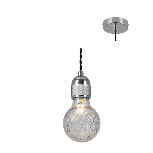 Seville Pendant 100mm Chrome - Livestainable.co.za