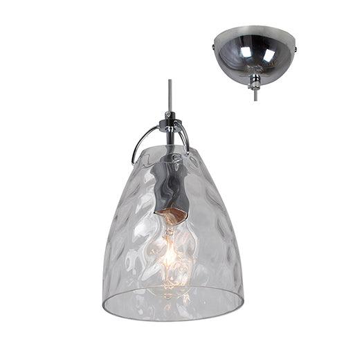 Budapest Pendant 180mm Clear Glass - Livestainable.co.za