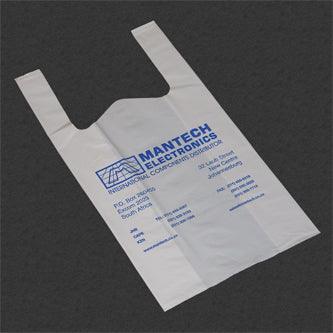 Plastic Carry Bag Mantech Logo 500 P/Bag Pb001 Me R0 - Livestainable.co.za