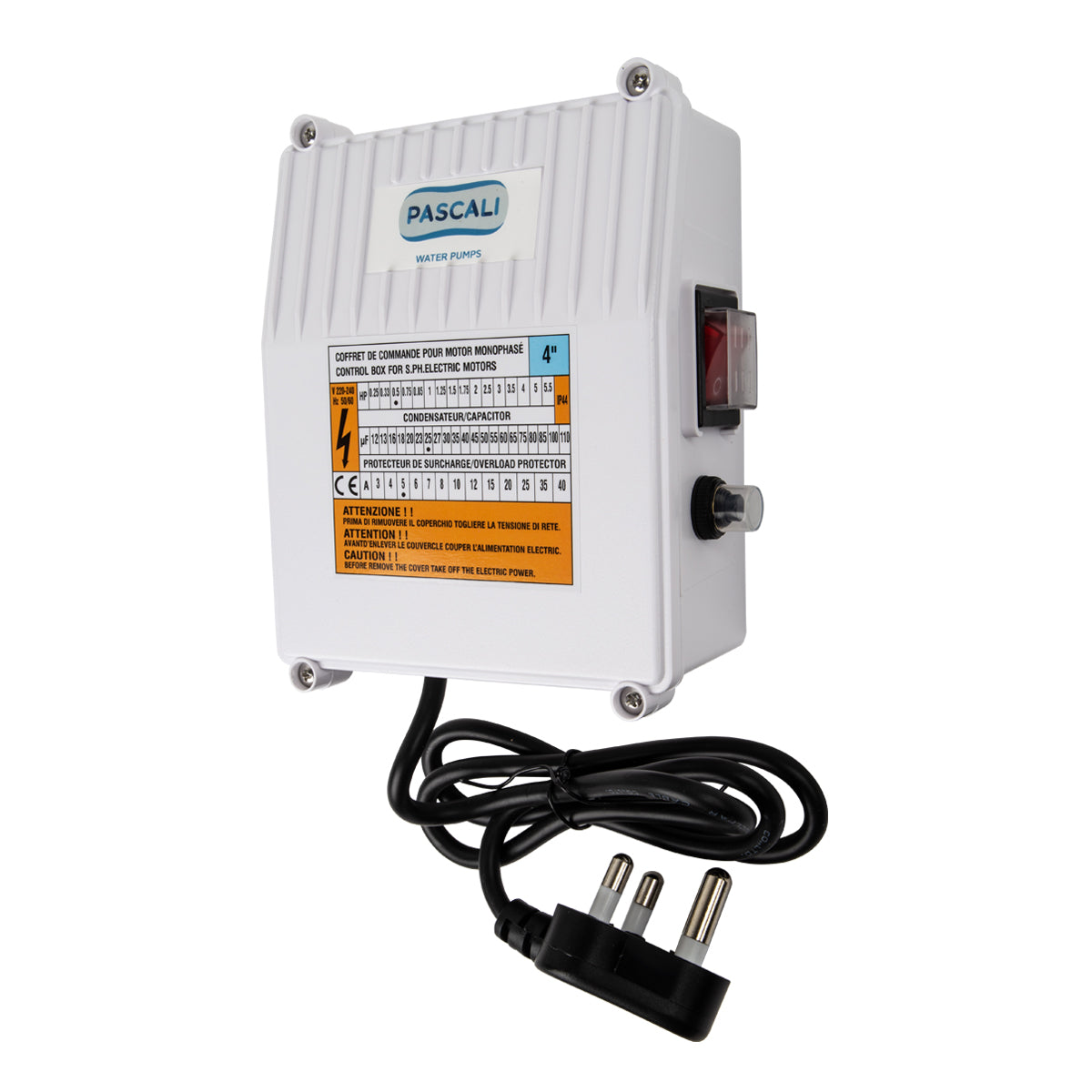 Pascali Control Box 0.37 Kw 230 V