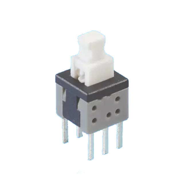 Pcb Latching P/Button 30 V 100m A Dpdt 6 Pin Pb 22 E60