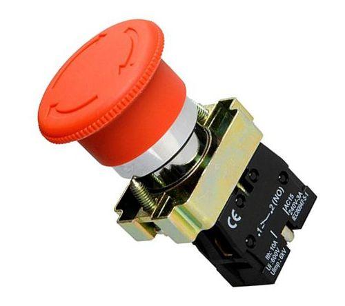 22mm Emergency Stop Reset Return Push Button No Pb Adp2 Bs541 - Livestainable.co.za