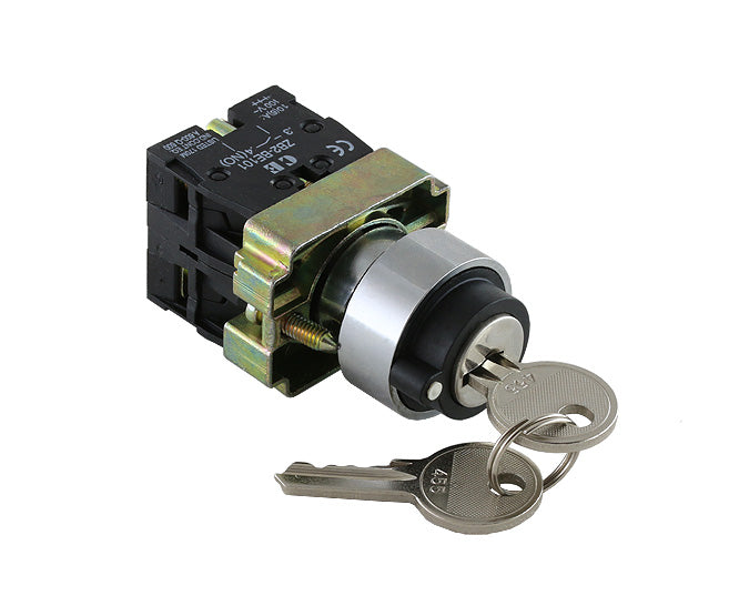 Switch Key 3 Pos Maintained Centre 2x N/O Pb Adp2 Bg33