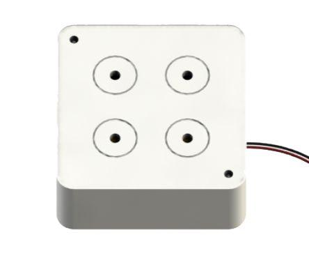 Piezo Siren Dual Tone 12 Vdc 105.5x105.5 Pb10610645 Tcc12 W - Livestainable.co.za