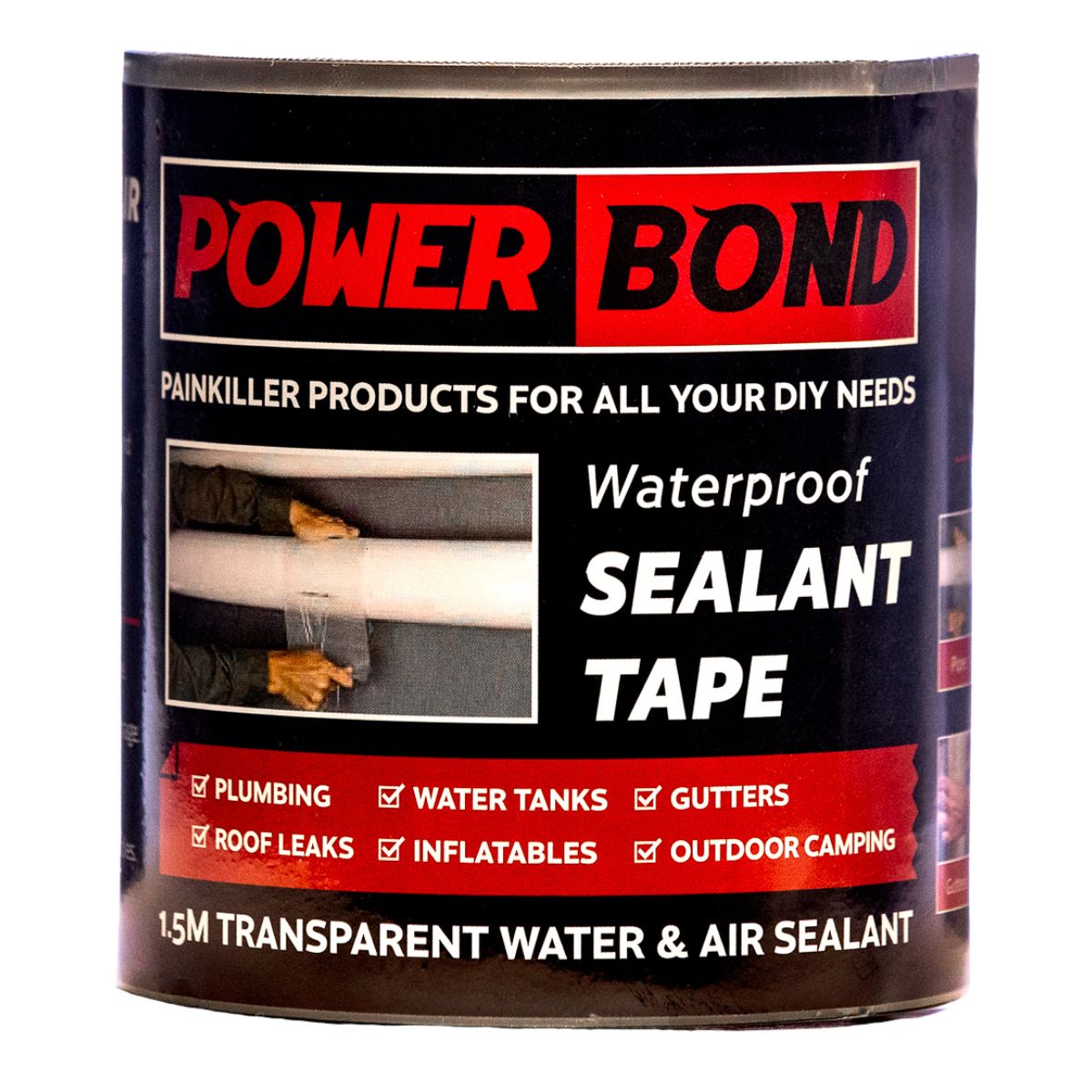 Powerbond Waterproof Sealant Tape Transparent 1.5 M