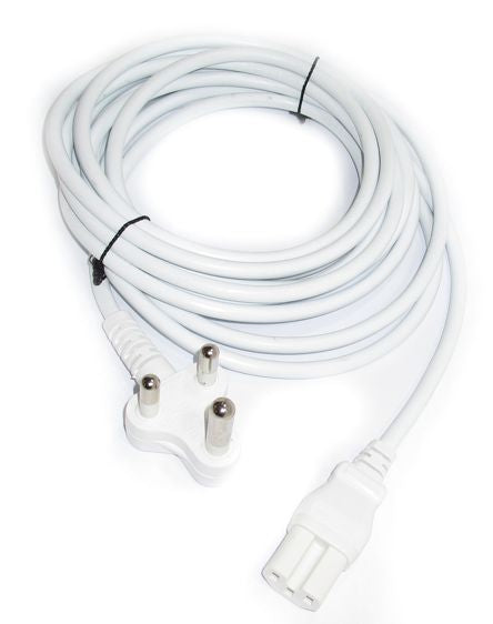 C15 Iec Socket Sa Plugtop White 5 M Long Ac Mae6 Ahic13 We5