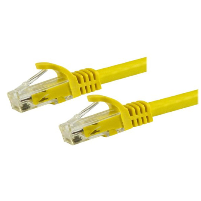 Cat6 Utp Network Lead Rj45 Rj45 Yellow 1m Pc6 Umb1 Ylp