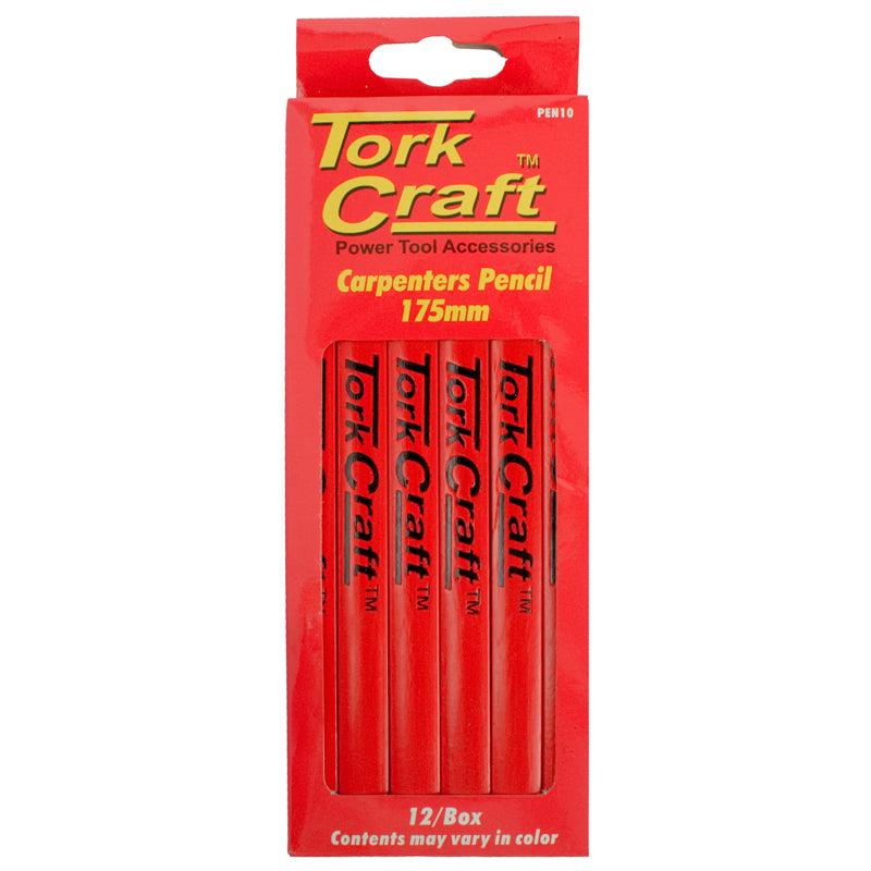 Tork Craft Carpenters Pencil 175 Mm 12 Per Box - Livestainable.co.za