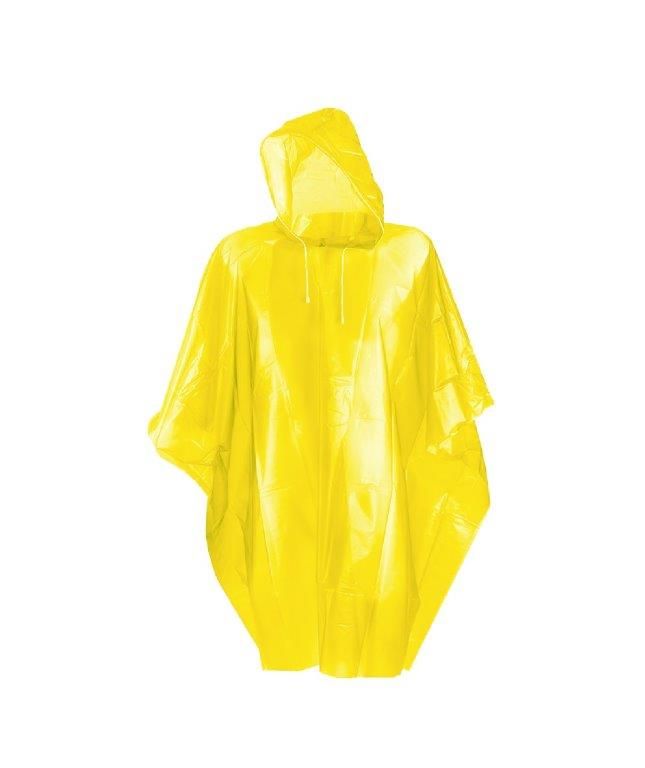 Peva Adult Poncho 132 Cmx 200 Cm Yellow