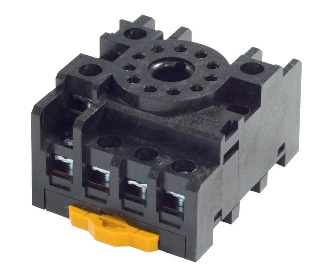 Relay Socket Round Din Rail 11 Pin Pf113 A E - Livestainable.co.za