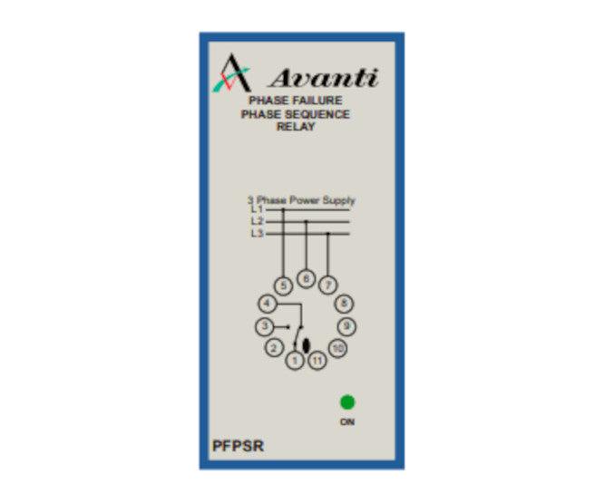 Phase Failure Sequence Relay 11 Pin 400 V Pfpsr 400 V - Livestainable.co.za