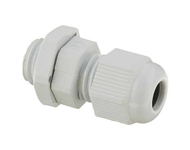 White Compression Gland Ph=12.5mm Cab=3 6.5mm 100 P/Bag Pg7 Wt