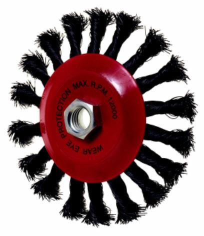 Tw.Wire Con. Wheel Brush 100 Mm - Livestainable.co.za