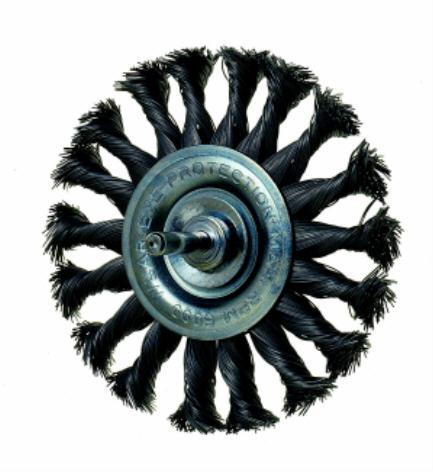 Twisted Wire Wheel Brush 75 Mm - Livestainable.co.za