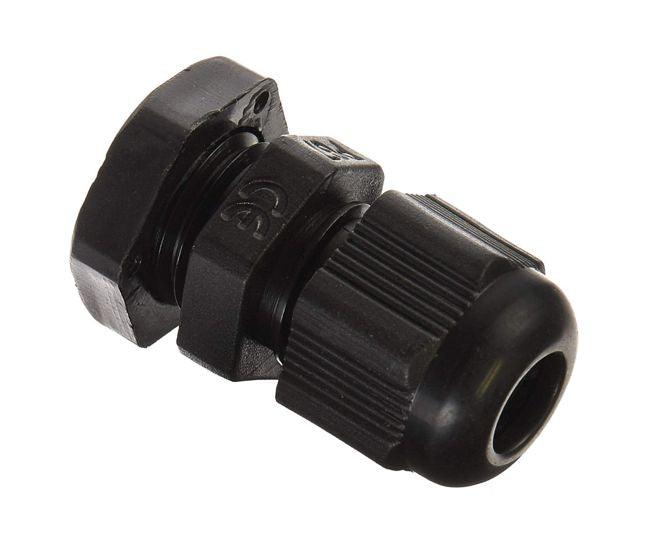 Black Compression Gland Ph=12.5mm Cab=3 6.5mm Debulk Pg7 Blk - Livestainable.co.za