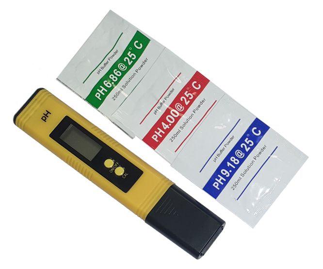 Digital Ph Pen Meter 0.00 14.00 Incl. Case & 3x Solution Ph 02 - Livestainable.co.za