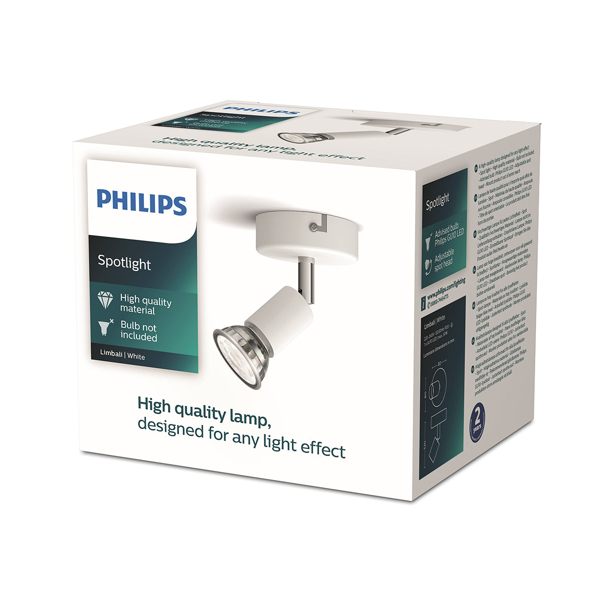 Philips Spotlight Single 1 X50 W Round Type