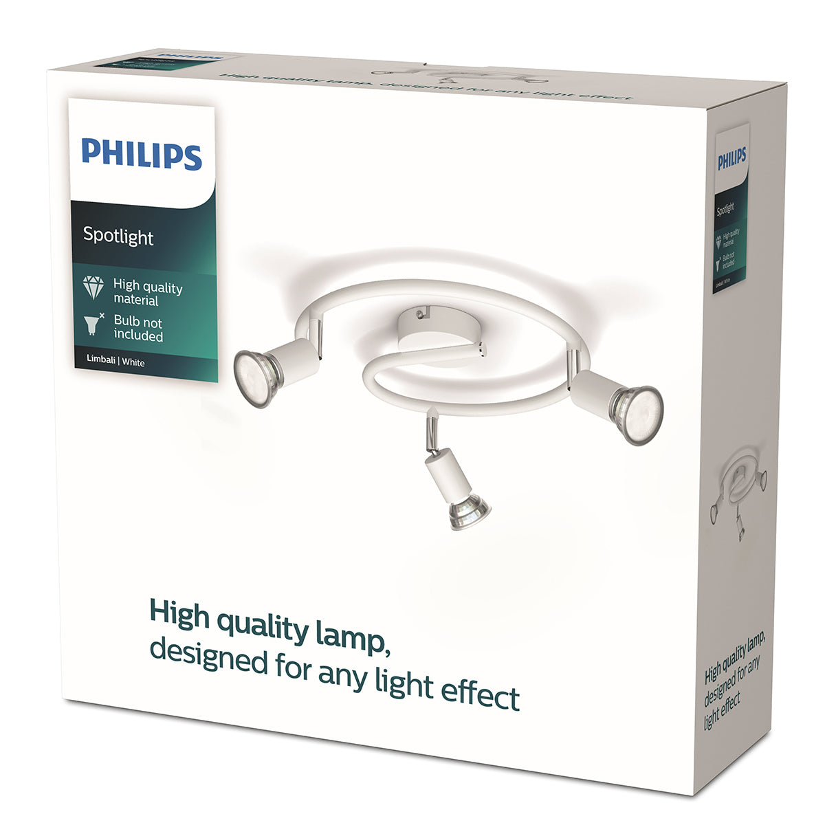 Philips Spotlight Plate/Spiral W 3 X50 W Downlighter