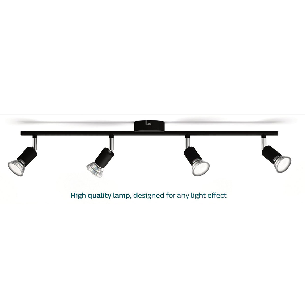 Philips Spotlight Bar 4 X50 W Black Downlighter